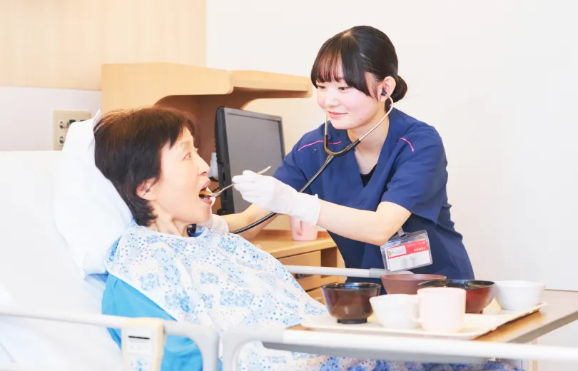 ゼリーや水分を使用した直接嚥下訓練
